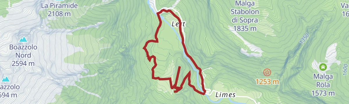 Route map: Pracul Nature and History Trail